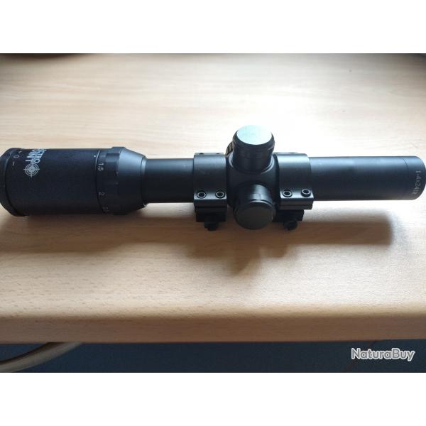 Lunette �lectro point 1-4x24 r�ticule lumineux