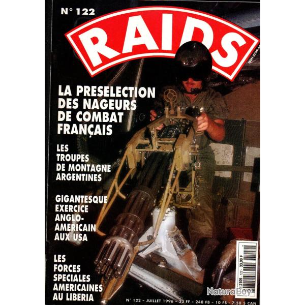 Raids 122, pr�s�lection nageurs de combat fran�ais, forces sp�ciales am�ricaines au lib�ria,