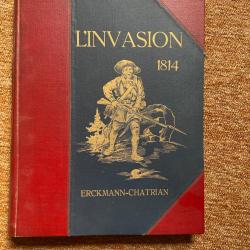 Livre " l'invasion 1814" d'Erckmann-Chatrian
