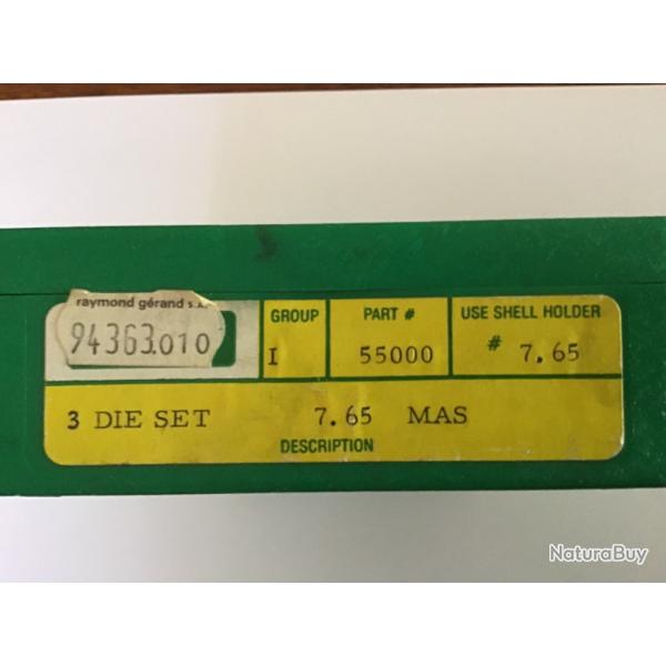 3-Die Set RCBS 7.65 MAS