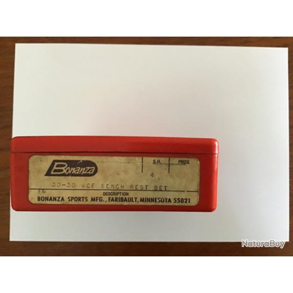 Die 2 bench rest set calibre 30-30 Bonanza des ann�es 70.