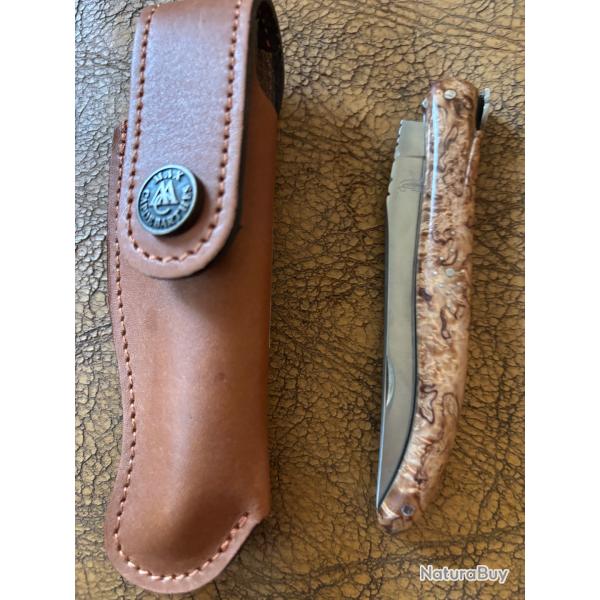 Tr�s original laguiole David Dauvillaire bouleau de Carelie