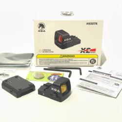 XGA HS507K X2 - Point Rouge 2 MOA + Cercle 32 MOA