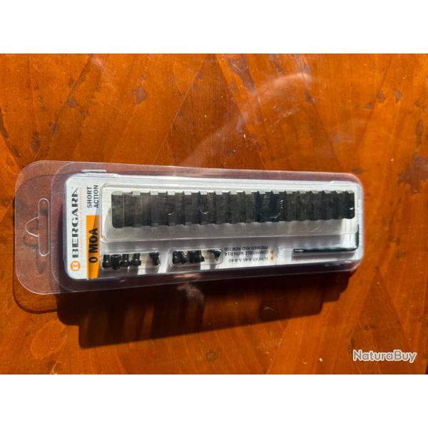 Rail picatinny acier Bergara 0 MOA Short Action pour embase remington 700 ( Bergara ... )