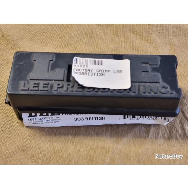 Outil de sertissage LEE FACTORY CRIMP DIE cal. 303British - HILMAR SUPER DESTOCK !!!