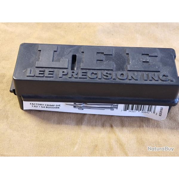 Outil de sertissage LEE FACTORY CRIMP DIE cal. 7,62x54R Russian - HILMAR SUPER DESTOCK !!!