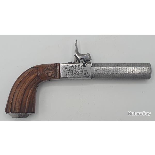 Pistolet � coffre ou de bagage - XIXe si�cle (1840-1860).