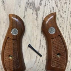 Plaquettes d'origine S&W K / L round butt