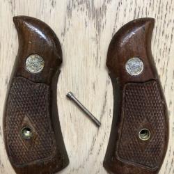 Plaquettes S&W K / L, round butt