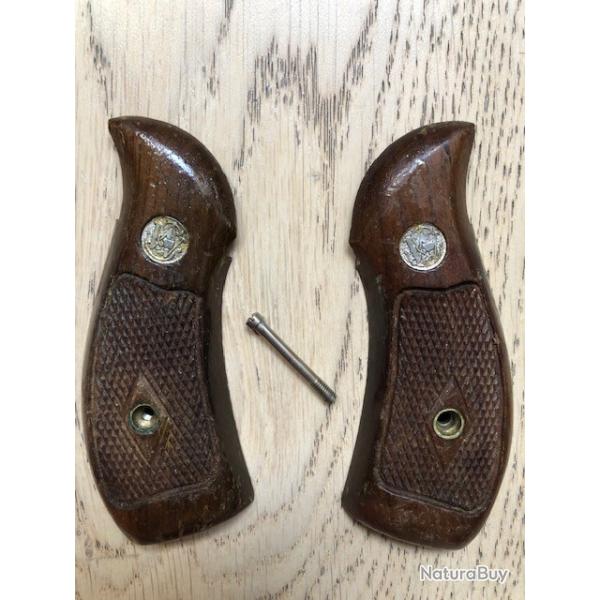 Plaquettes S&W K / L, round butt