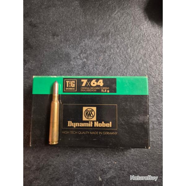 Boite de Munitions 7*64 RWS   11,5 g TIG