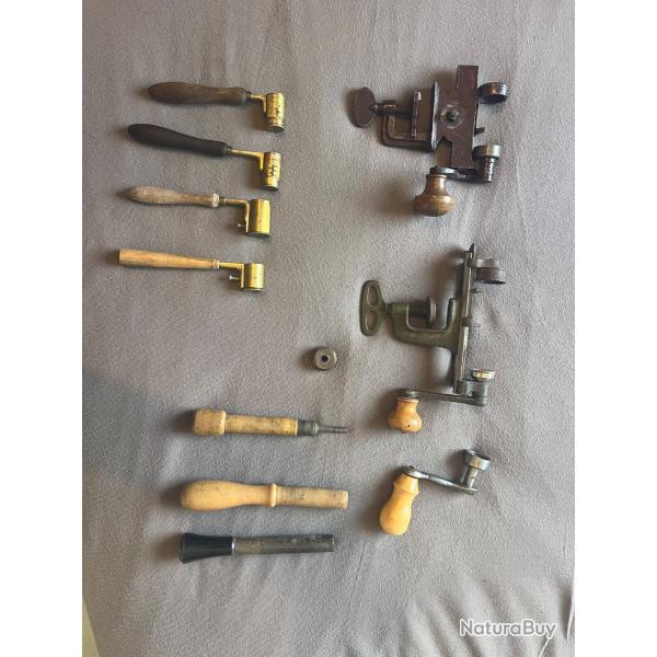 Lot mat�riel de rechargement, calibre 16 et 12