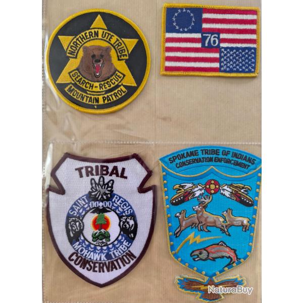 LOT �CUSSONS US POLICE AM�RINDIENNE N�1
