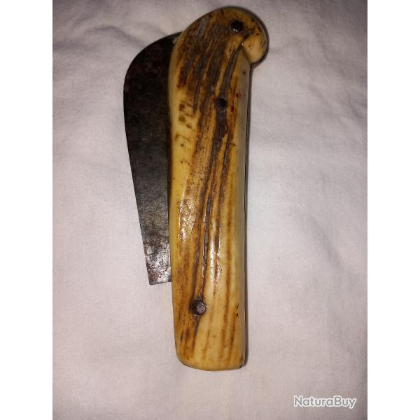 ANCIEN COUTEAU SERPETTE