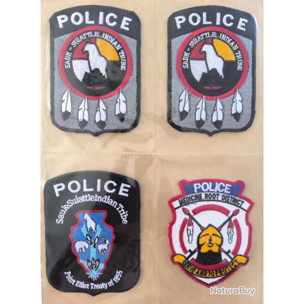 LOT �CUSSONS US POLICE AM�RINDIENNE N�3