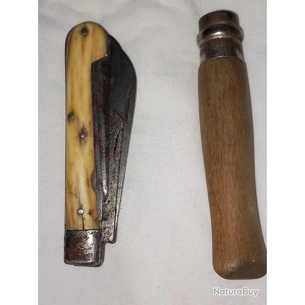 UN LOT de couteaux "OPINEL" et un multilames