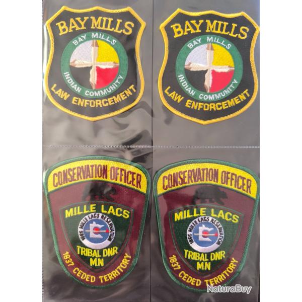 LOT �CUSSONS US POLICE AM�RINDIENNE N�4