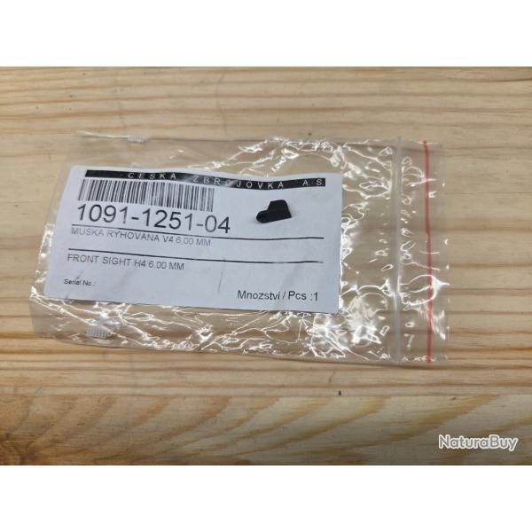 GUIDON ACIER CZ 6.0mm ref 1091-1251-04