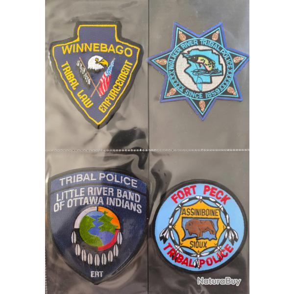 LOT �CUSSONS US POLICE AM�RINDIENNE N' 8