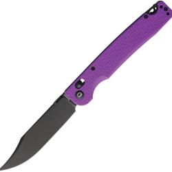 Couteau Daggerr Pike Crossbar Lock Clip Point Acier 8Cr14MoV Manche FRN Mauve Blackwash DGRPKFPRBW