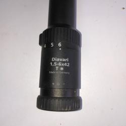 Lunette zeiss diavari 1.5-6x42 t*