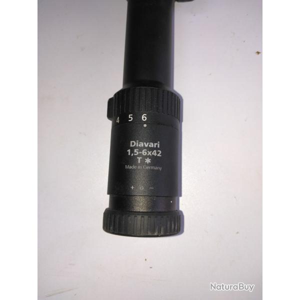 Lunette zeiss diavari 1.5-6x42 t*