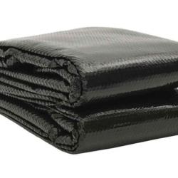 B&acirc;che piscine PE 300x200 cm noir solaire thermique l&eacute;g&egrave;re