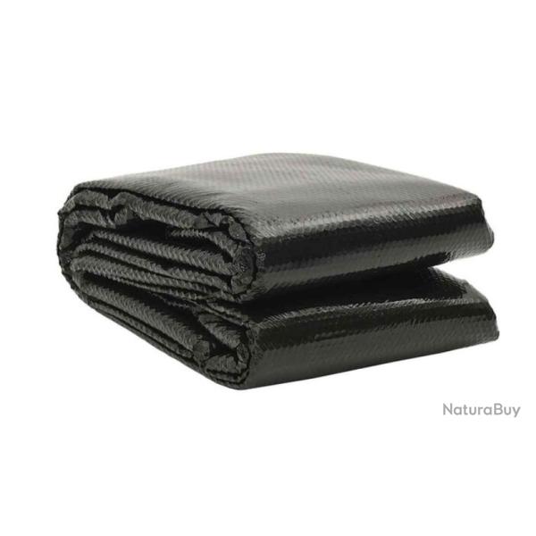 B�che piscine PE 300x200 cm noir solaire thermique l�g�re