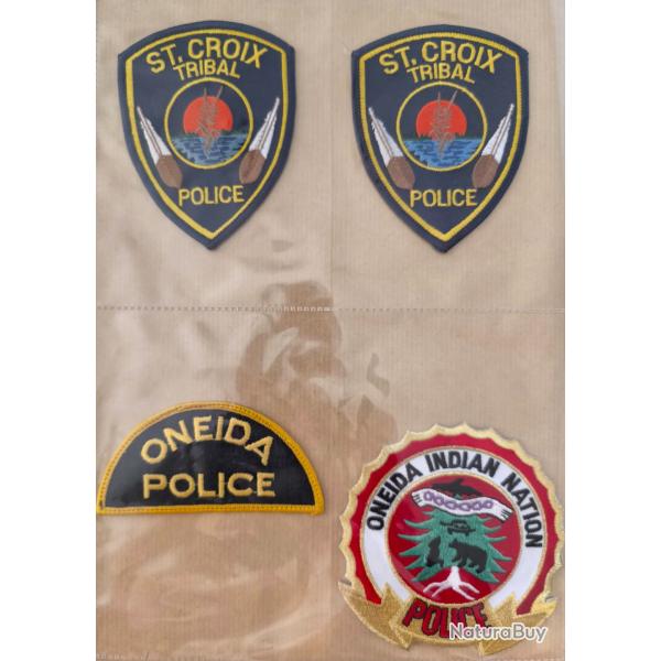 LOT �CUSSONS US POLICE AM�RINDIENNE N'10