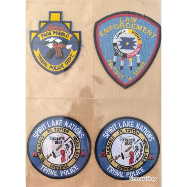 LOT �CUSSONS US POLICE AM�RINDIENNE N'11