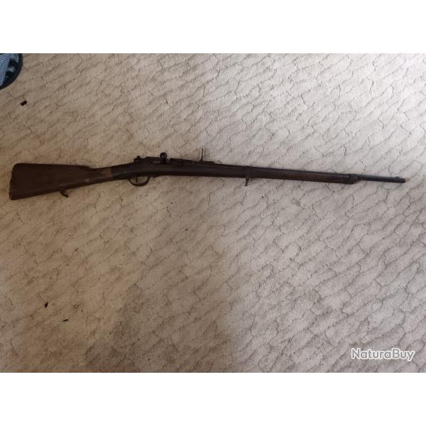Fusil ancien � verrou, fin XIX? si�cle, � identifier, pour collection