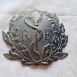 Insigne, Attribut, service de sant&eacute; mod&egrave;le 15 ,Rondache  De Casque Adrian ( 2 )