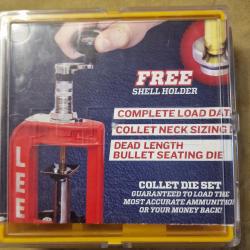 Jeu de 2 outils LEE COLLET DIE SET cal. 7mm/08 REM. - HILMAR SUPER DESTOCK !!!