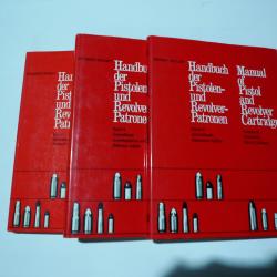livre  munition anciennes      Handbruch der pistolen und revolver patronen 1 ,2 et3