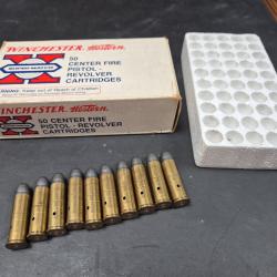 lot de 10 mun. neutralis&eacute; winchester 38 X super Match