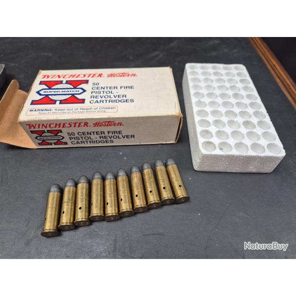 lot de 10 mun. neutralis� winchester 38 X super Match