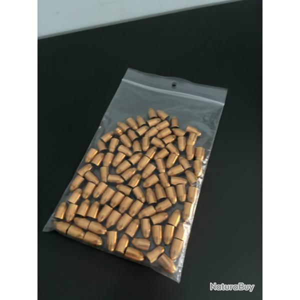 98 OGIVES 9MM FMJ 124 GR