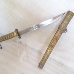 J = 322-2 ) lot ,  tr&eacute;s rare  wakis - tanto  , d'&eacute;poque