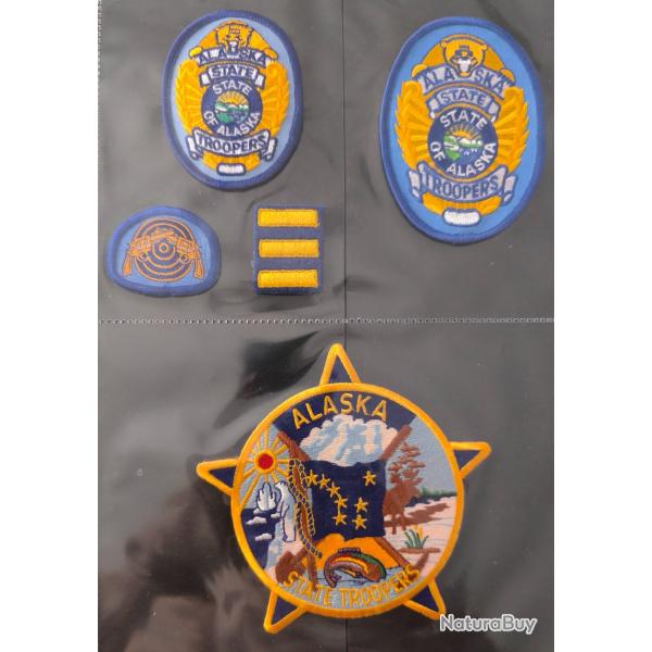 LOT �CUSSONS US POLICE AM�RINDIENNE N'18