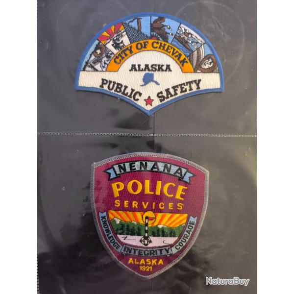 LOT �CUSSONS US POLICE AM�RINDIENNE N'24