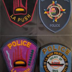LOT &Eacute;CUSSONS US POLICE AM&Eacute;RINDIENNE N'25