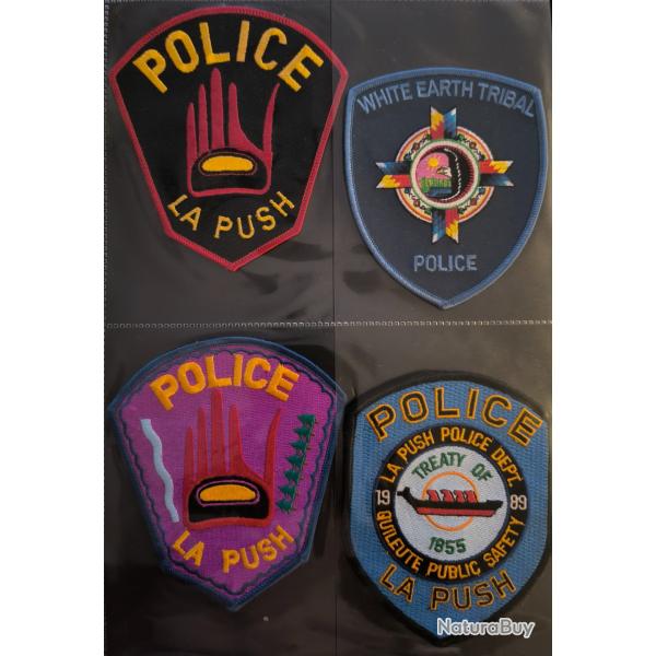 LOT �CUSSONS US POLICE AM�RINDIENNE N'25