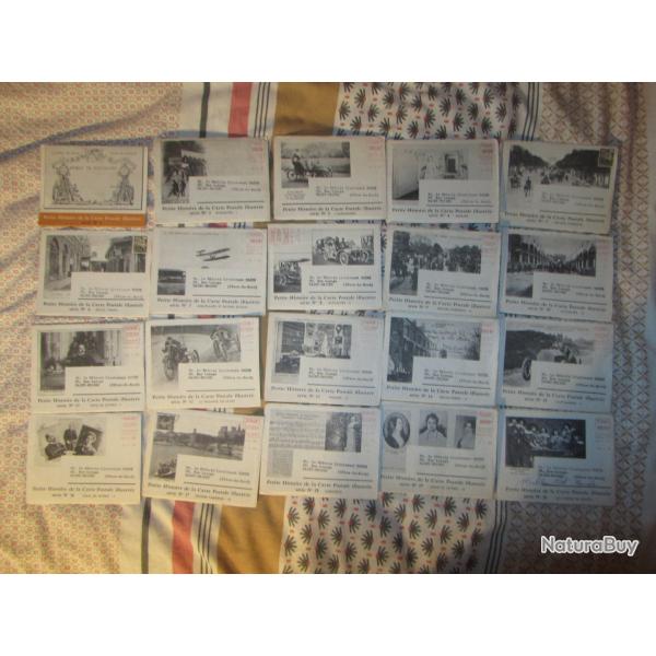 LOT DE 20 CPA A THEME   HISTOIRE DE LA CARTE POSTALE ILLUSTREE