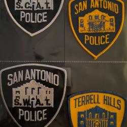 LOT &Eacute;CUSSONS US POLICE TEXAS N'27 indien