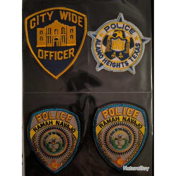 LOT �CUSSONS US POLICE TEXAS N' 28 indien