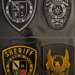 LOT &Eacute;CUSSONS US POLICE TEXAS N'30 indien