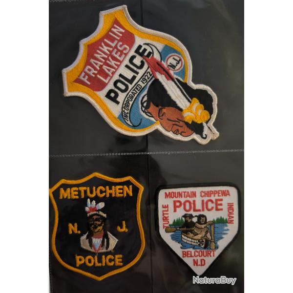 LOT �CUSSONS US POLICE AM�RINDIENNE N'31