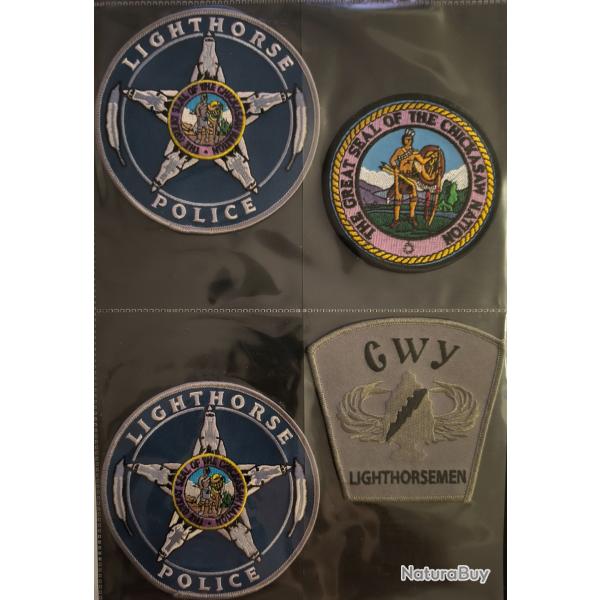 LOT �CUSSONS US POLICE AM�RINDIENNE N'33
