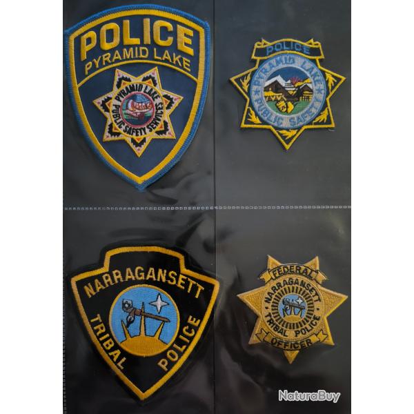 LOT �CUSSONS US POLICE AM�RINDIENNE N'34
