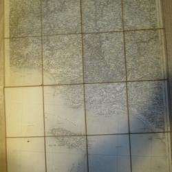 carte geographique ancienne de la marine ; sud ouest finistere